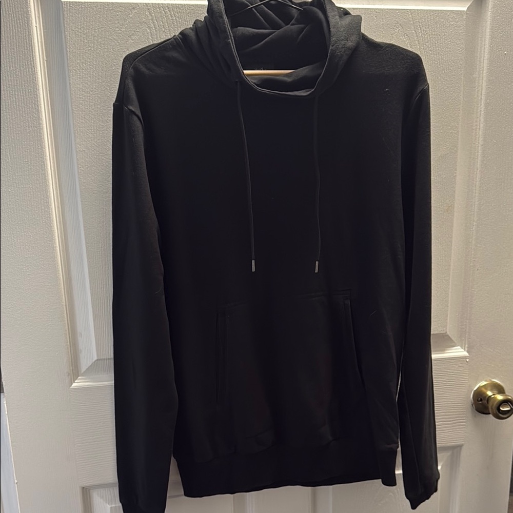 Massimo Black Lightweight Hoodie